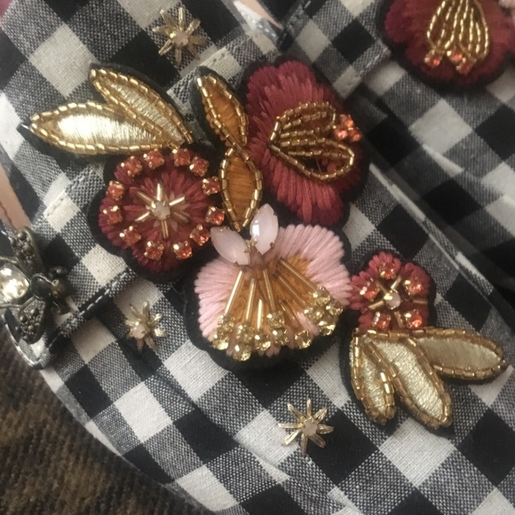 NWOT*Sam Edelman Gingham Mules, Size 9 - Picture 3 of 8